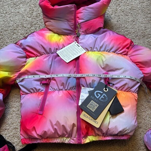Goldbergh Lumina Ski Jacket NWT US 6 Brand New Puffer Coat Pink Purple - Picture 8 of 10